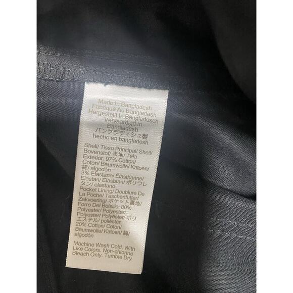 J.Crew Factory Wide Leg Chino Pants 10P black High Rise Workwear Casual NWT - Picture 12 of 13